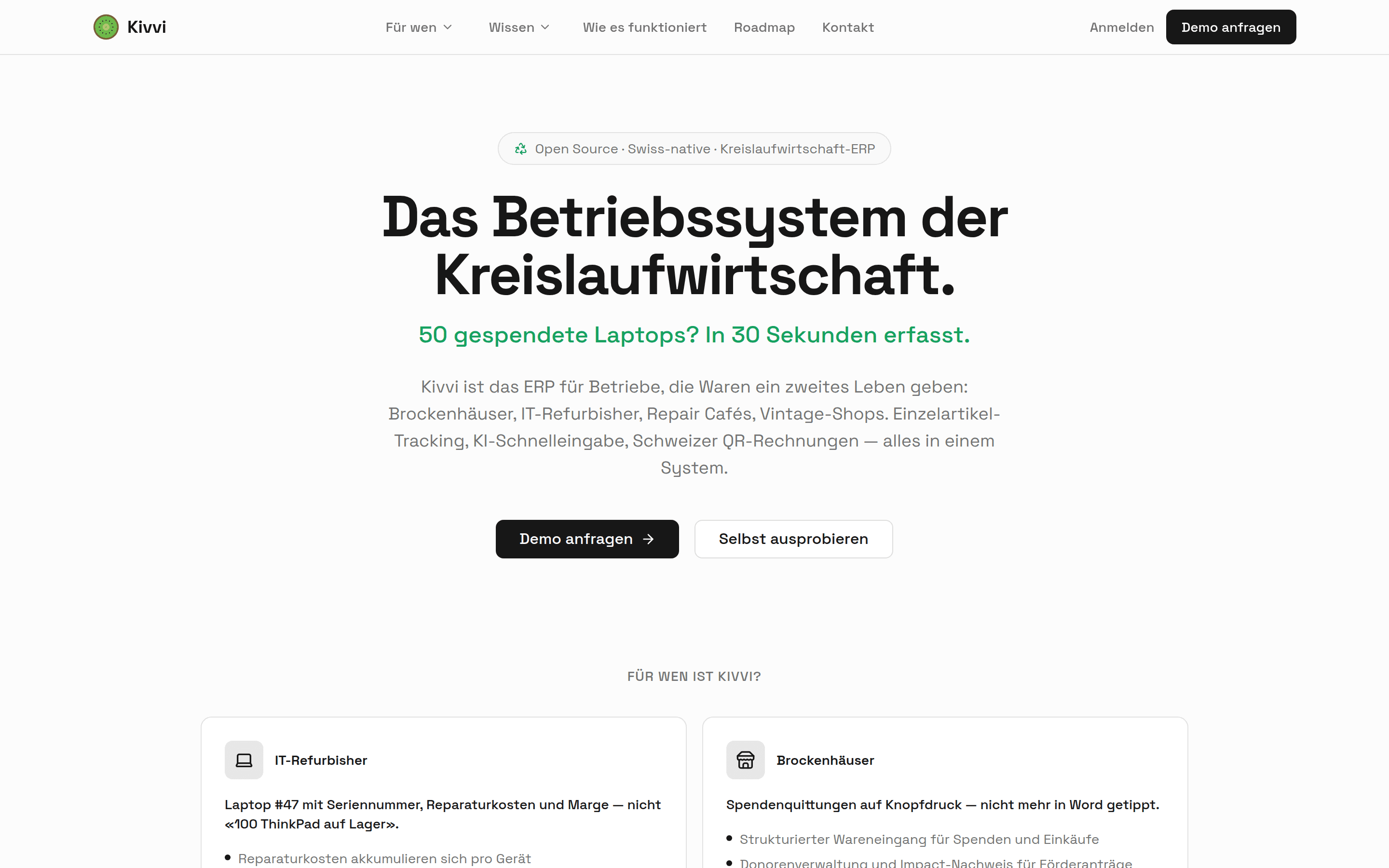 Kivvi: das ERP der Kreislaufwirtschaft